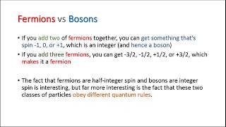 Difference between Fermions and bosons [upl. by Atenahs]