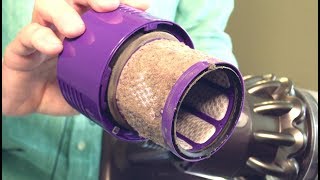 Filter Cleaning  Dyson Cyclone V10 [upl. by Yahsat]