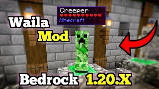 🟢 WAILA MOD para Minecraft PE 120X   Waila ADDON Compatible con Cualquier Addon  Bedrock [upl. by Emirak687]