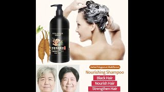 Essence shampoo Wash and restore young black hair instantly younger [upl. by Ocker736]