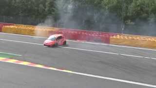 600Km the Spa Francorchamps crash and action [upl. by Fradin]