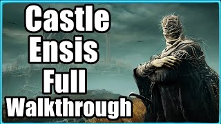 Elden Ring Shadow Of The Erdtree Castle Ensis Full Walkthrough [upl. by Ashbaugh]