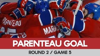 P A Parenteau 1  Round 2  Game 5  Tampa Bay Lightning vs Montreal Canadiens 09102015 [upl. by Alesig630]