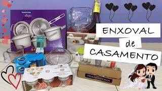 Enxoval de Casamento 1  Utilidades para a Cozinha  Gabbi Oliveira [upl. by Nahseez]