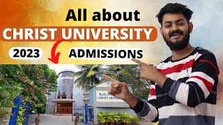 All about christ university 2023  admission procedure campuses fees placements etc [upl. by Eseekram312]