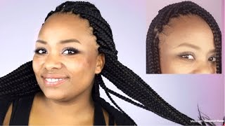 Box Braids Tutorial  How To  Step By Step [upl. by Neened]