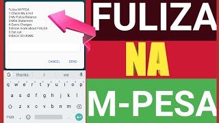 How to fuliza na mpesa loan How to fuliza na mpesa Fuliza [upl. by Niar]