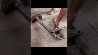 Challenging Repair Expert Mechanic Fixes Badly Broken Truck Wheel Axle mechanicalrepair [upl. by Nrol]