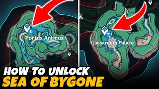 How to Unlock Sea of Bygone Hidden Teleport Waypoint  Genshin Impact 46 [upl. by Iatnohs]