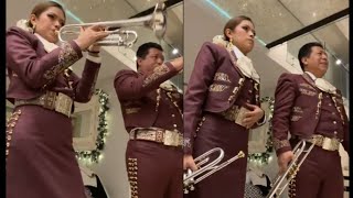 Los trompetistas del Internacional Mariachi Puebla 🔥🎺 Maestro Eloy y Cecilia [upl. by Haram]