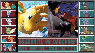 DRAGONITE vs GARCHOMP  Pseudo Legendary Pokémon Tournament Battle 5 [upl. by Animrac]