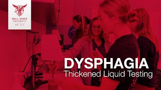 Thickened Liquid Testing for Dysphagia [upl. by Nevets]