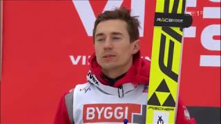 Kamil Stoch wygrywa w Vikersund 19032017 [upl. by Arinaj]