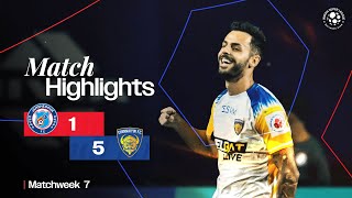 Match Highlights  Jamshedpur FC 15 Chennaiyin FC  MW 7  ISL 202425 [upl. by Yhtomiht]