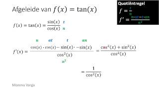 Cursus VWO Wis B 26 De afgeleide van goniometrische functies [upl. by Murvyn]
