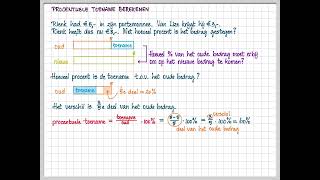 2hv 2v 42 A Procentuele toename berekenen [upl. by Ahsla]