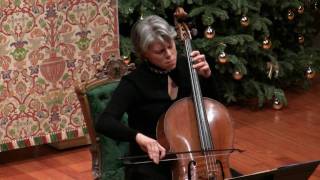 JS Bach Sarabande BWV 1007 Tanya Tomkins baroque cello [upl. by Irwin]