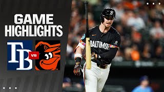 Rays vs Orioles Game Highlights 9624  MLB Highlights [upl. by Anson]