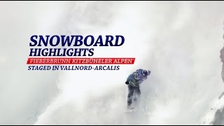 SNOWBOARD Highlights from FWT15 KitzbühelerAlpen staged in VallnordArcalis [upl. by Alian127]