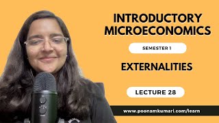 Lecture 28  Introductory Microeconomics  Ch10 Externalities baeconomics delhiuniversity [upl. by Nyrad]