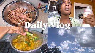 Mom Vlog  Cooking Chicken Foot amp Pumpkin Soup for Dinner  praying for Florida w Hurricane Milton [upl. by Yrakcaz]