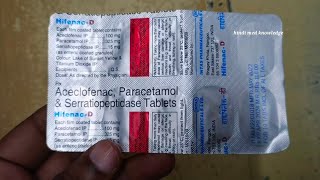 Hifenac d tablet uses in hindi  hifenac d tablet for painkiller  hifenac d tablet for joint pain [upl. by Mayhs716]