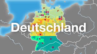 Deutschland  Überblick in Karten [upl. by Selbbep]