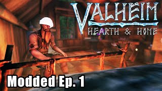 I started MODDED Valheim and THIS is how it went  Modded Valheim Episode 1 [upl. by Eldwen]