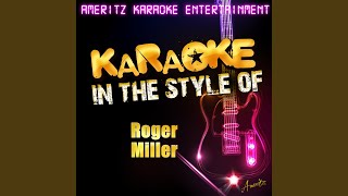 You Cant Roller Skate in a Buffalo Herd In the Style of Roger Miller Karaoke Version [upl. by Uaeb]