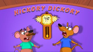 Hickory Dickory Dock Nursery Rhyme With Lyrics  Laughing Dots Kids Nursery Rhymes [upl. by Fedak]