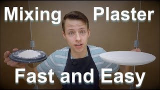 Ceramics  How To Mix Plaster For Making Molds and Bats [upl. by Oletha]