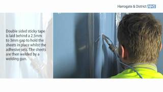 Welded Joint Hygienic Wall Cladding [upl. by Anigal]