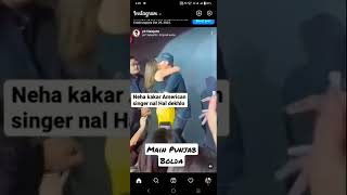 An American singer kiss Neha Kakkar accidentally। [upl. by Suryt]