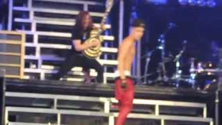 Justin Bieber Brings Little Girl Onstage Columbus Ohio July 12 2013 [upl. by Donadee]