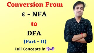 Conversion From ε  NFA to DFA Part  II [upl. by Manwell]