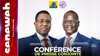 Parrainage Dr Abdourahmane Diouf et Bougane Gueye Dany face à la presse [upl. by Aissela]