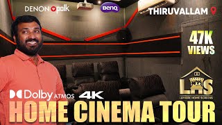 Home Cinema Tour I 512 Dolby Atmos Home Theatre Setup Thiruvallam Trivandrum Kerala I 4K I LHS [upl. by Wadell553]