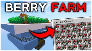 The EASIEST Berry Farm in Minecraft 121 Tutorial [upl. by Catlin483]