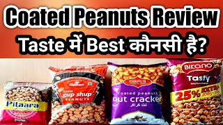 Coated Peanuts Review and Comparison  Which Coated Peanuts is Best  Shopping Guruji [upl. by Yenrab]