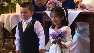 Wedding Flower Girl and Page Boy Highlights [upl. by Oehsen]