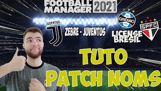 Comment mettre les VRAIS NOMS de CLUBS sur Football Manager  License Patch de Noms  TUTO FR [upl. by Guimond]