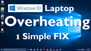 Windows 10 Laptop Overheating Problem  1 Simple Fix [upl. by Schiffman]