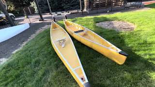 Wenonah Basswood and Prism Solo Canoes [upl. by Leahcir]