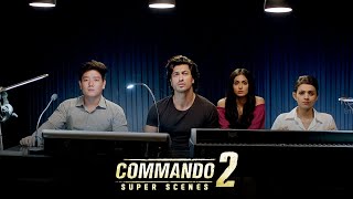 Commando 2 Super Scene  Zafar ki maut ko aise zaya hone dogi  Vidyut Jammwal  Adah Sharma [upl. by Barrus]