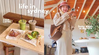 sydney vlog 🍂 rice cake cafe chatty grwm cozy bookstores pop up bar running errands 🧸🍵 [upl. by Haimirej]