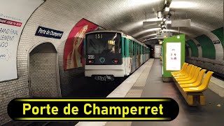 Metro Station Porte de Champerret  Paris 🇫🇷  Walkthrough 🚶 [upl. by Neerac264]