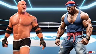 ⚡WWE 2K23⚡Goldberg vs Clayton Bigsby WWE June 22 2024  High Level Gameplay⚡ [upl. by Namilus984]