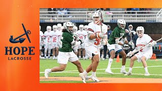 Hope vs Kalamazoo  Mens Lacrosse 42223  NCAA D3 Lacrosse  MIAA Lacrosse [upl. by Manolo]