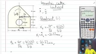 Centroid of areas Problem 1 [upl. by Veronica]