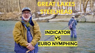 Steelhead Fishing  Indicator or Euro Nymphing Tightline [upl. by Ainesell]